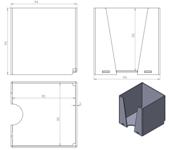 Посмотреть схему кубарика с размерами 9см